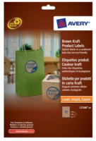 Avery Brown Kraft Product Labels Bruin