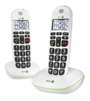 Doro PhoneEasy 110 Téléphone DECT Identification de l'appelant Blanc
