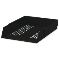 Deflecto CP043YTBLK desk tray/organizer Polystyrene Black