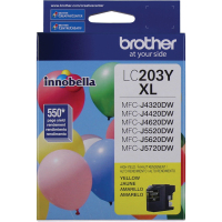 Brother LC-203Y ink cartridge 1 pc(s) Original High (XL) Yield Yellow