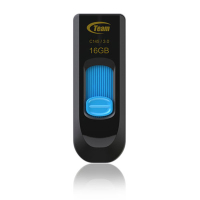 Team Group C145 lecteur USB flash 16 Go USB Type-A 3.2 Gen 1 (3.1 Gen 1) Noir, Bleu