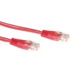 ACT UTP CAT6 PatchCable Red 15m cable de red Rojo