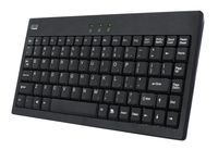 Adesso AKB-110B keyboard USB + PS/2 QWERTY Black