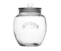 Kilner Universal Push Top Storage Einmachglas Oval Glas Transparent