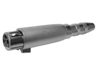 Velleman CAA01 changeur de genre de câble XLR 6,35 mm Acier inoxydable