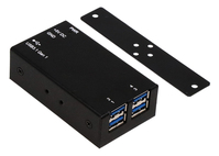 EXSYS EX-1180HMS interface hub USB 3.2 Gen 1 (3.1 Gen 1) Type-B 5000 Mbit/s Zwart