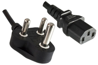 Microconnect PE010418INDIA power cable Black 1.8 m Power plug type D C13 coupler
