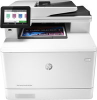 HP Color LaserJet Pro MFP M479fdn, Print, copy, scan, fax, email, Scan to email/PDF; Two-sided printing; 50-sheet uncurled ADF