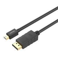 UNITEK Y-C611BK kabel DisplayPort 2 m Mini DisplayPort Czarny