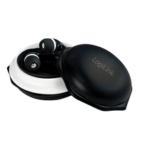 LogiLink HS0050 Kopfhörer & Headset Kabelgebunden im Ohr Musik Schwarz, Weiß