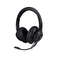 V7 HC701 hoofdtelefoon/headset Bedraad Hoofdband Oproepen/muziek USB Type-A Zwart