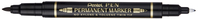 Pentel N75W-AE permanente marker Zwart Gesorteerd 1 stuk(s)