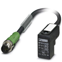 Phoenix Contact 1400784 sensor/actuator cable 0.3 m M12 Black