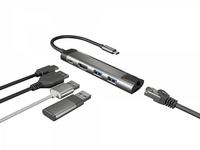 NATEC Fowler Go USB 3.2 Gen 1 (3.1 Gen 1) Type-C Acero inoxidable