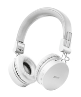 Trust 23909 headphones/headset Head-band 3.5 mm connector Micro-USB Bluetooth White