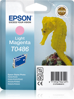 Epson Seahorse Cartucho T0486 magenta claro (etiqueta RF)