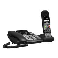 Gigaset DL780 Plus Analoge-/DECT-telefoon Nummerherkenning Zwart