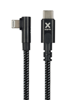 Xtorm Original 90⁰ USB-C Lightning cable (1.5m) Black