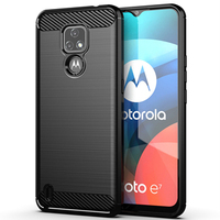 JLC Motorola Moto E7 2020 Brushed Silicone - Black