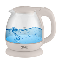 Adler AD 1283C bouilloire 1 L 900 W Crème