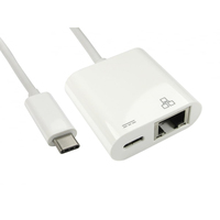 Cables Direct USB3CETHGIGWPD notebook dock/port replicator USB 3.2 Gen 1 (3.1 Gen 1) Type-C White