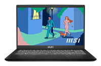 MSI Modern 15 B12M-024XES Intel® Core™ i7 i7-1255U Portátil 39,6 cm (15.6") Full HD 16 GB DDR4-SDRAM 512 GB SSD Wi-Fi 6 (802.11ax) Negro