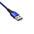 Akyga AK-USB-43 câble USB 2 m USB 2.0 USB C USB A Bleu