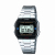 Casio A163WA-1QES Uhr Armbanduhr Männlich Elektronisch Hell-Metallic