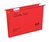 Rexel Crystalfile Extra Foolscap Suspension File 15mm Red (25)