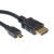 Value HDMI High Speed Kabel mit Ethernet, HDMI A ST - Micro HDMI ST 2,0m