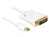 DeLOCK 83986 video kabel adapter 0,5 m Mini DisplayPort DVI-D Wit