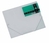 Connect Folder Clip & Elastic Frosted Transparent Trasparente A4