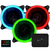 Aerocool Rev RGB Pro Számítógép ház Ventilátor 12 cm Fekete