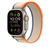 Apple MT5X3ZM/A slimme draagbare accessoire Band Beige, Oranje Nylon, Gerecycled polyester, Titanium, Spandex
