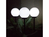 Greenblue 46572 Zewnętrzne oświetlenie postument/słup Czarny, Biały LED