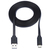 Tripp Lite U038-003-FL Cable Plano USB A a USB C - M/M, USB 2.0, Compatible con Thunderbolt 3, Negro, 0.91 m [3 pies]