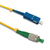 Qoltec 54305 fibre optic cable 15 m SC FC G.652D Yellow