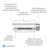 HP ENVY Impresora multifunción HP 6020e, Color, Impresora para Home y Home Office, Impresión, copia, escáner, Conexión inalámbrica; HP+; Compatible con HP Instant Ink; Impresión...