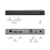 ALOGIC DX2 Alámbrico USB 3.2 Gen 1 (3.1 Gen 1) Type-C Negro, Gris