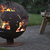 Esschert Design FF451 Kamin Outdoor Tragbare Feuerstelle Brennholz Rostfarbe