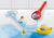 Playmobil 1.2.3 70637 fürdőszobai játék és matrica Fürdő játékszett Többszínű