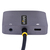 StarTech.com 122-USBC-HDMI-4K-VGA video digitalizáló adapter 3840 x 2160 pixelek Szürke