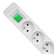 Qoltec 50288 power extension 1.8 m 4 AC outlet(s) Indoor White