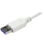 StarTech.com ST73007UA hálózati csatlakozó USB 3.2 Gen 1 (3.1 Gen 1) Type-A 5000 Mbit/s Ezüst, Fehér