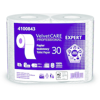 Papier toaletowy celulozowy VELVET Expert, 3-warstwowy, 4 rolki, biały