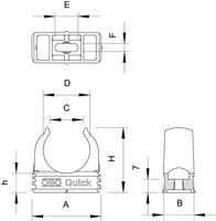 OBO 2955 M20 SW KABELBUISKLEM QUICK KOPPELBAAR