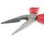 Knipex Spitzzange / Backen 50mm, gebogen Schneidkraft → Harter Draht: 1,6 mm, mittelharter Draht: 2,5 mm 160 mm