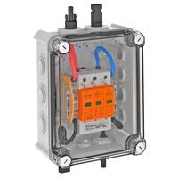 Generatoranschlusskasten 1x1 PV-String auf 1 WR-MPP+MC4 900V DC lichtgrau RAL 7035