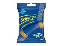 Sellotape Blister Pack 24mm x 50m Golden