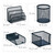 4-tlg. Schreibtisch-Organizer-Set in Anthrazit 10044579_0